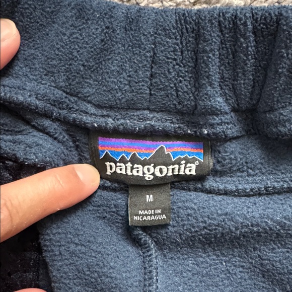 Patagonia Men’s Lightweight Synchilla Snap-T Fleece Pants Navy Size M - Picture 7 of 15